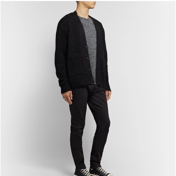 John Elliott Heathered Dark Gray The Mercer Melange Crew Tee Shirt Size M - Picture 3 of 12